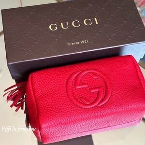 Authentic Gucci makeup bag